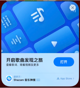 三亚苹果14维修站分享iPhone14音乐识别功能使用方法 