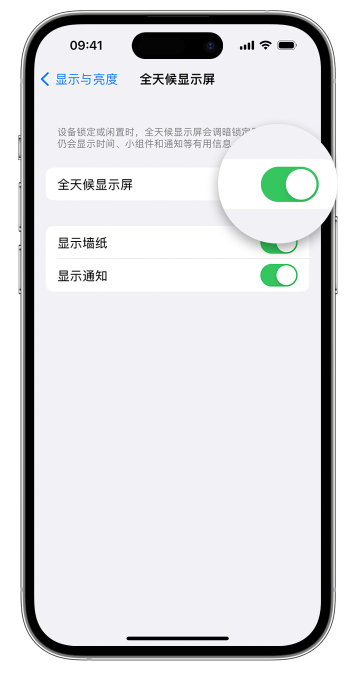 三亚苹果14维修店分享如何自定义 iPhone 14 Pro 常亮显示屏 