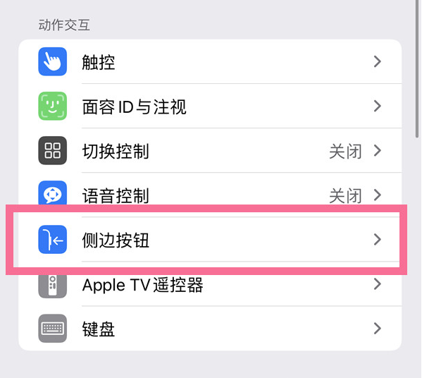 三亚苹果14维修店分享iPhone14 Plus侧键双击下载功能关闭方法 